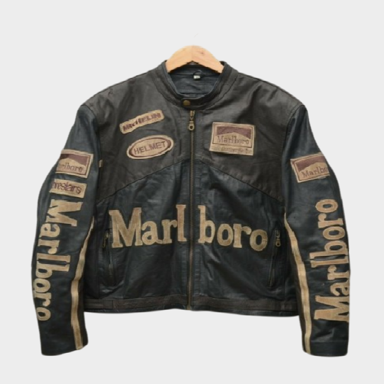 Marlboro Leather Racing Jacket (1) Marlboro Leather Racing Jacket (1)